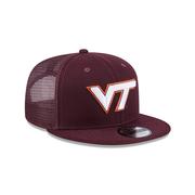 Virginia Tech New Era 9Fifty Snapback Flat Brim Hat